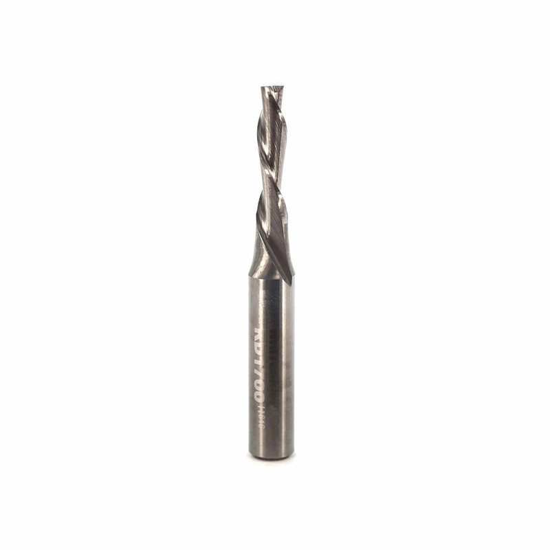Downcut Spiral Standard Router Bit - Shank:1/4" - Diameter:5/32" - Cutting Length:5/8"